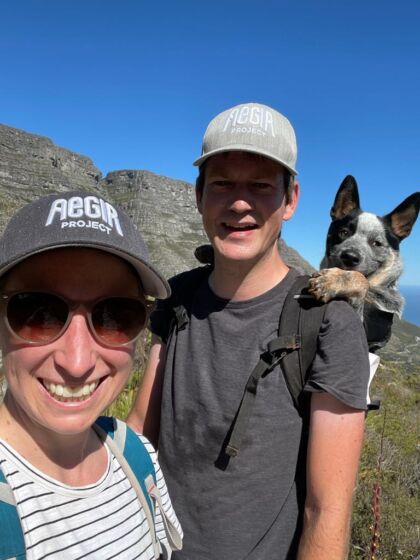 Summit in his own carry bag